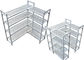 Durable Heavy Duty Plastic Shelving Vented / Slotted Angle Shelving Rust - Proof